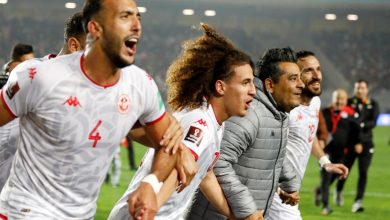 صورة كاس العالم _ وصول المنتخب العربي التونسي الى اراضي دولة قطر